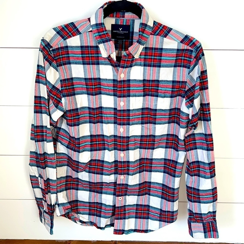 American Eagle Classic Fit Flannel Shirt